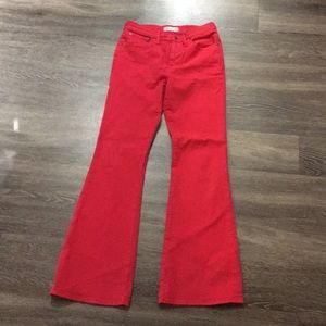 Madewell Flea Market Flares in Red